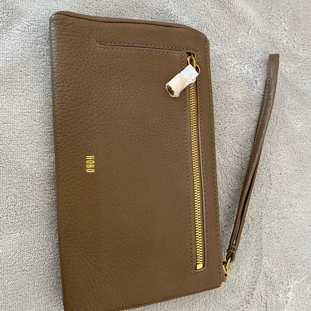 New Hobo Pocket Leather Wristlet wallet - Picture 2 of 7